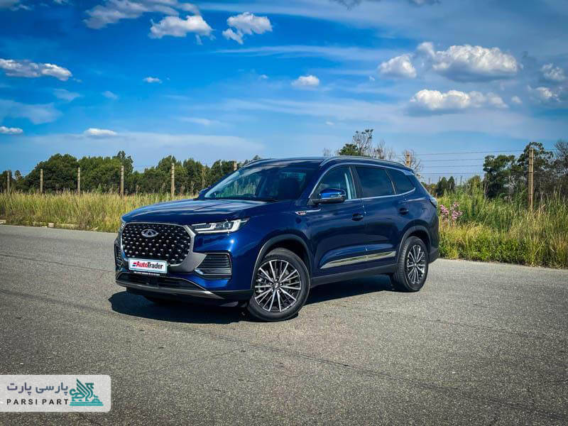 بررسی خودروی تیگو 8 پرو مکس + مشخصات فنی Tiggo 8 pro max Front View