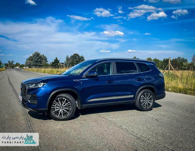 بررسی خودروی تیگو 8 پرو مکس + مشخصات فنی Tiggo 8 pro max Side View